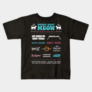 Mewsic Right Meow Kids T-Shirt